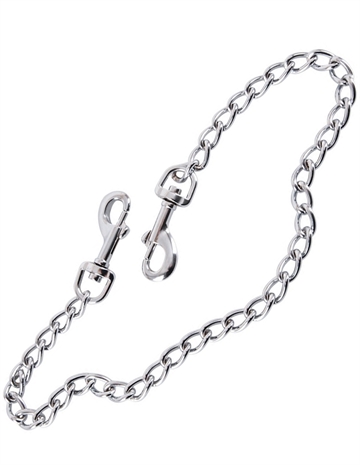 Metal kæde med karabinhager 50cm